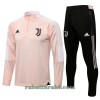 Juventus Trenings Collegegenser Set 22-23 Kvart-Zip Rosa - Barn